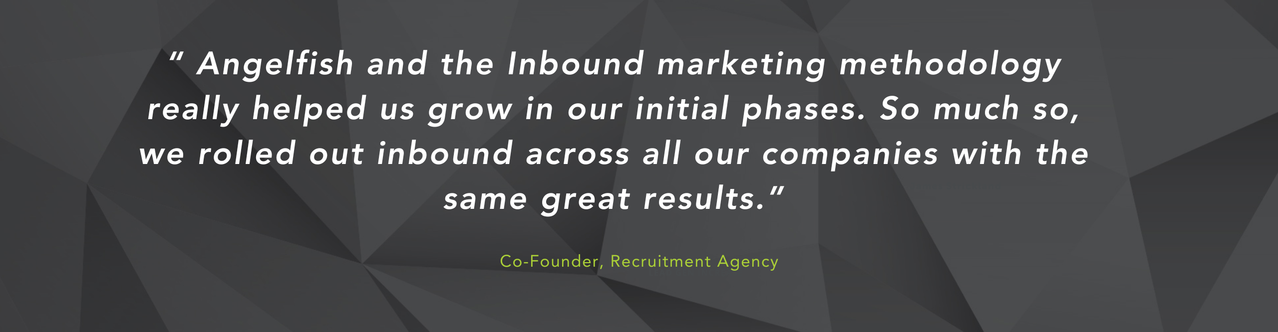 Recruitment Agency Testimonial