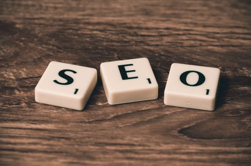 SEO spelled out with scrabble letters to represent SEO mistakes